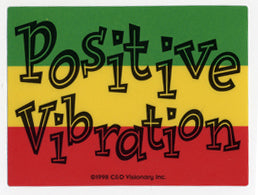 Positive Vibration Square Sticker