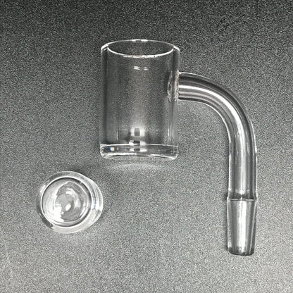 Quartz Banger - 10mm Male 90° with Cup Insert SALE
