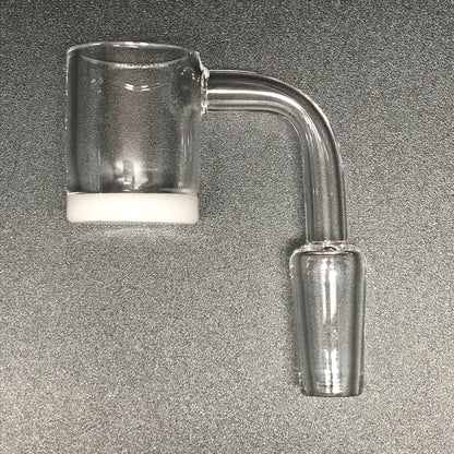 14M 90° White Bottom Quartz Banger