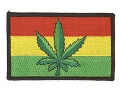 Rasta Leaf Flag Patch