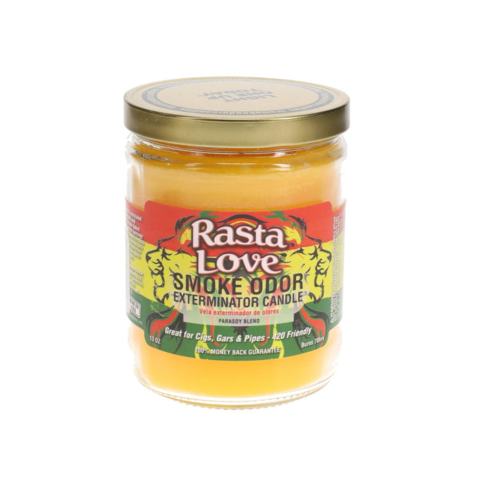 Rasta Love Smoke Odor Candle