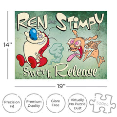 Ren & Stimpy Jigsaw Puzzle - 500 Piece