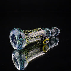 Rotational Science Glass Faceted Peyote Stich Chillum #1