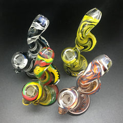 Rotational Science Glass Fillacello Twist Bubbler