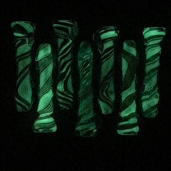 Rotational Science Glass Glow in the Dark Twist Lines Onie