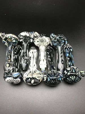 Rotational Science Glass Ratticello Black and White Pipe SALE