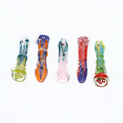 Rotational Science Glass Zig Zag Mixed Color Chillum