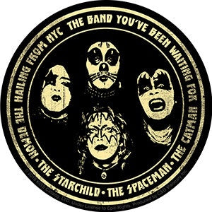 KISS Hailing from NYC Sticker