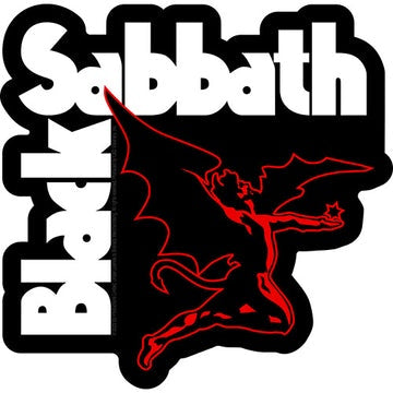 Black Sabbath Demon Logo Sticker