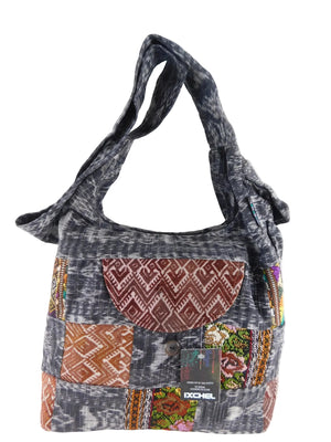Ixchel Saddle Bag in Hand Woven & Brocaded Native Cotton
