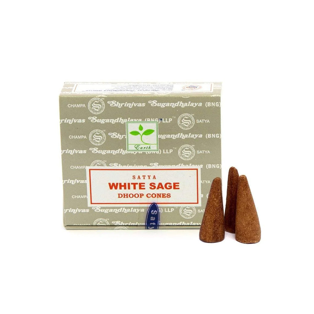 White Sage Satya Dhoop Incense Cones