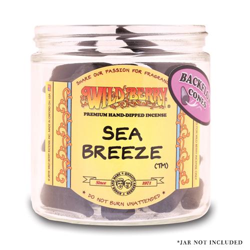 Sea Breeze Wild Berry Backflow Incense Cones