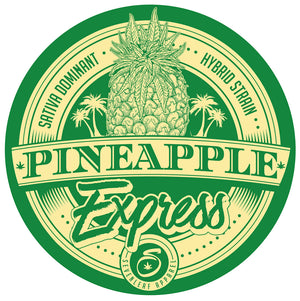 Seven Leaf Pineapple Express Strain Sticker