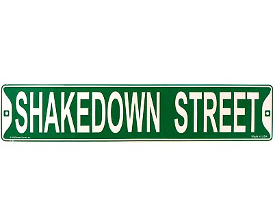 Shakedown Street Sign