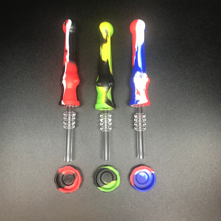 Silicone Nectar Collector + Quartz Tip