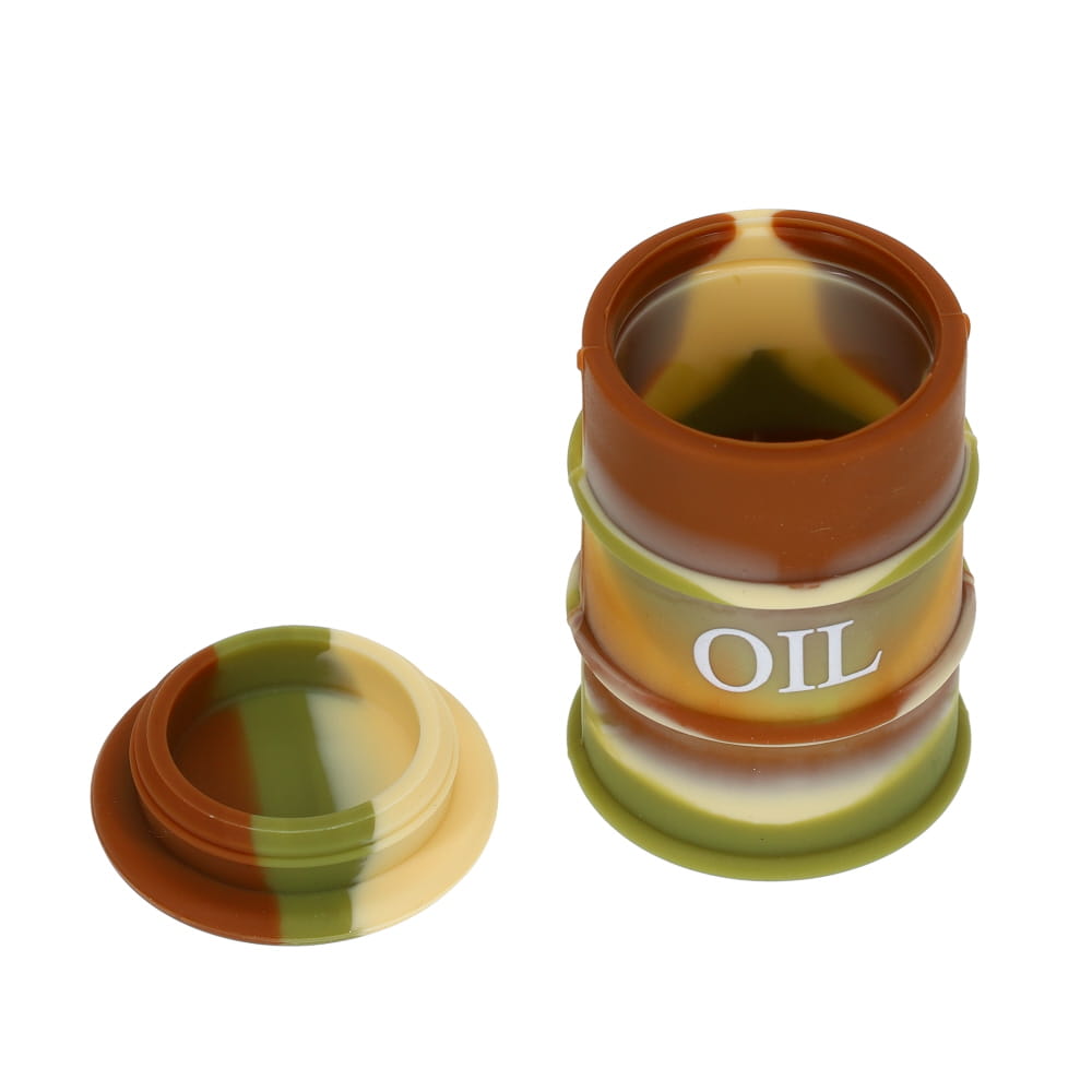 Oil Drum Silicone Container