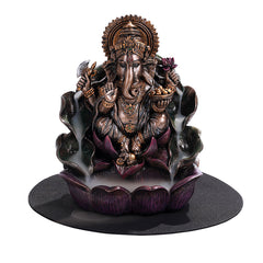 Sitting Ganesha Backflow Incense Burner