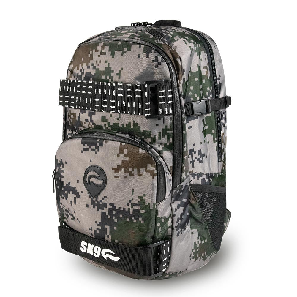 Skunk Bags Nomad Skater Backpack - Green Pixel Camo SALE