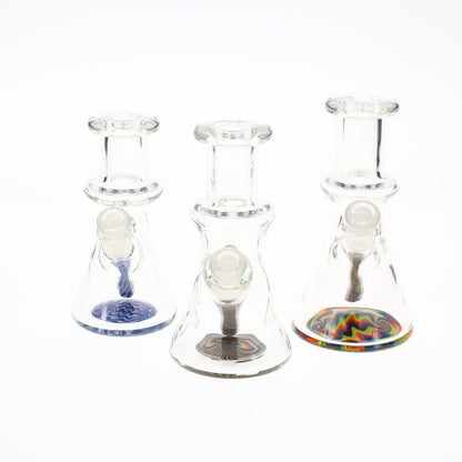 Sky Hizzy Mini Clear & Worked Beaker SALE