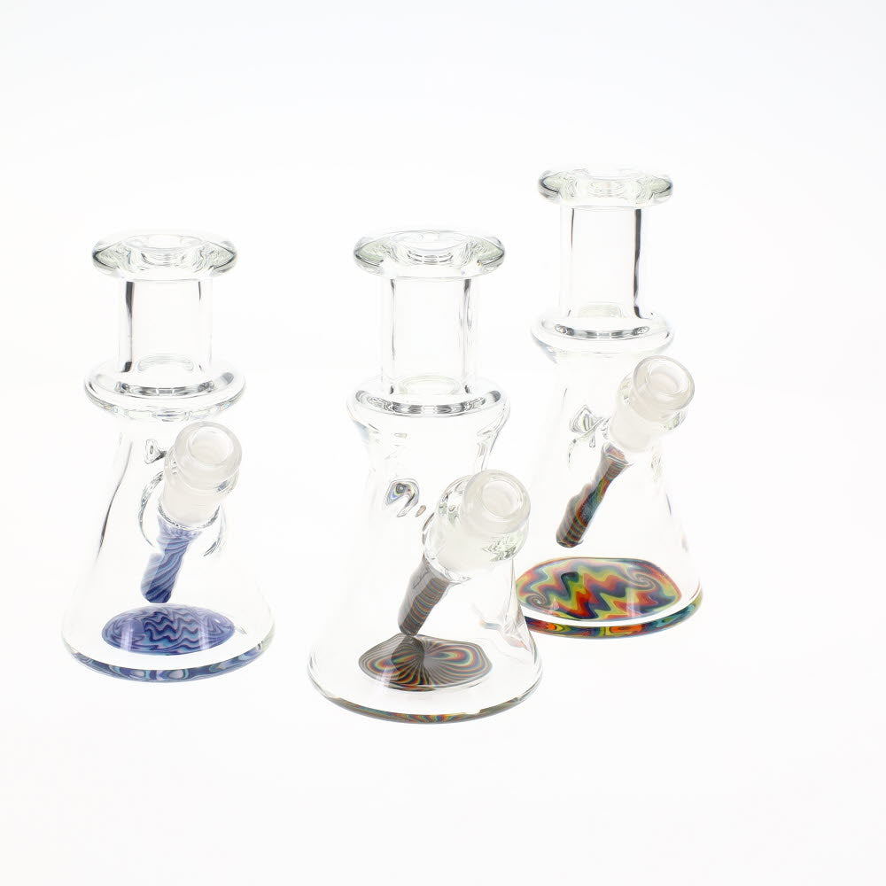 Sky Hizzy Mini Clear & Worked Beaker SALE