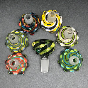 14mm Marbled Tube Cane Slide