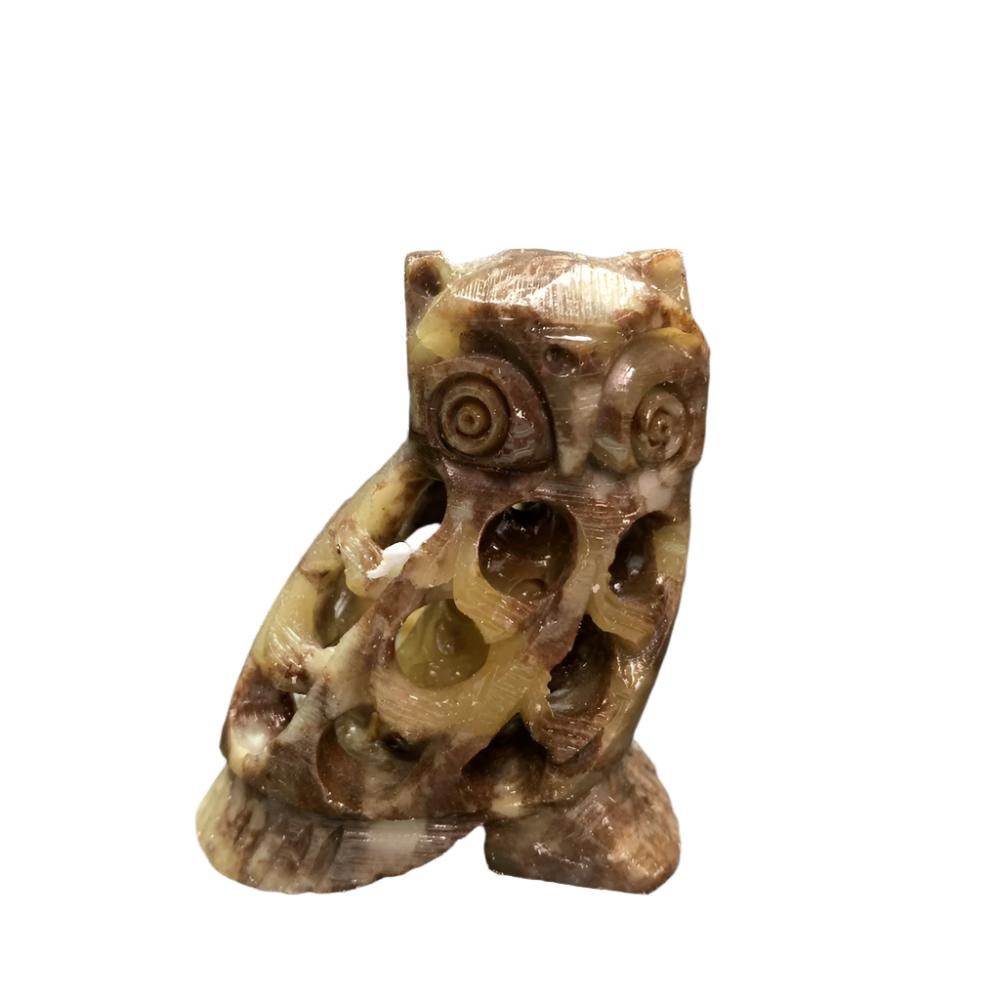 Soapstone Owl - 2"