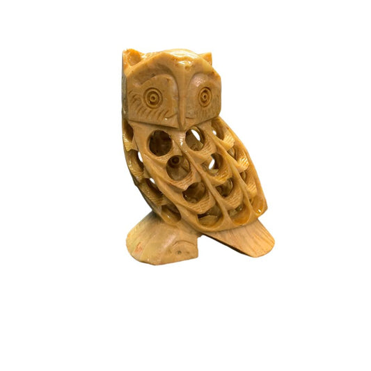 Soapstone Owl - 3"