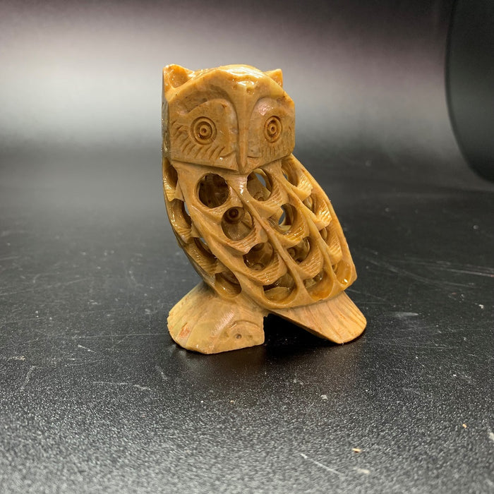 Soapstone Owl - 3"