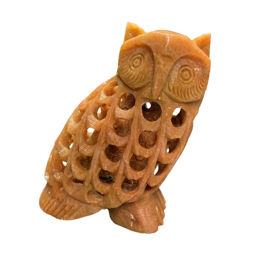 Soapstone Owl - 4"