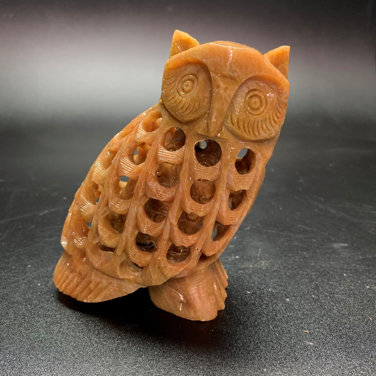 Soapstone Owl - 4"