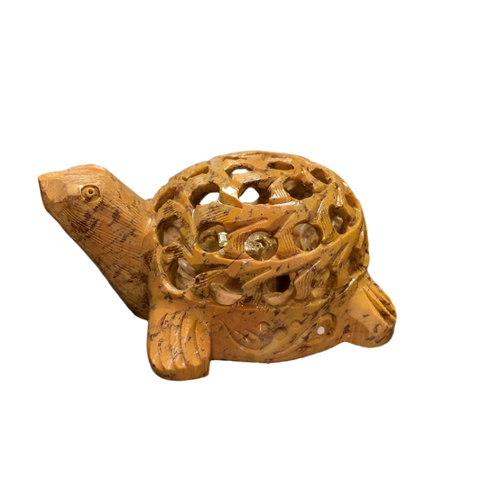 Soapstone Turtle - 4"