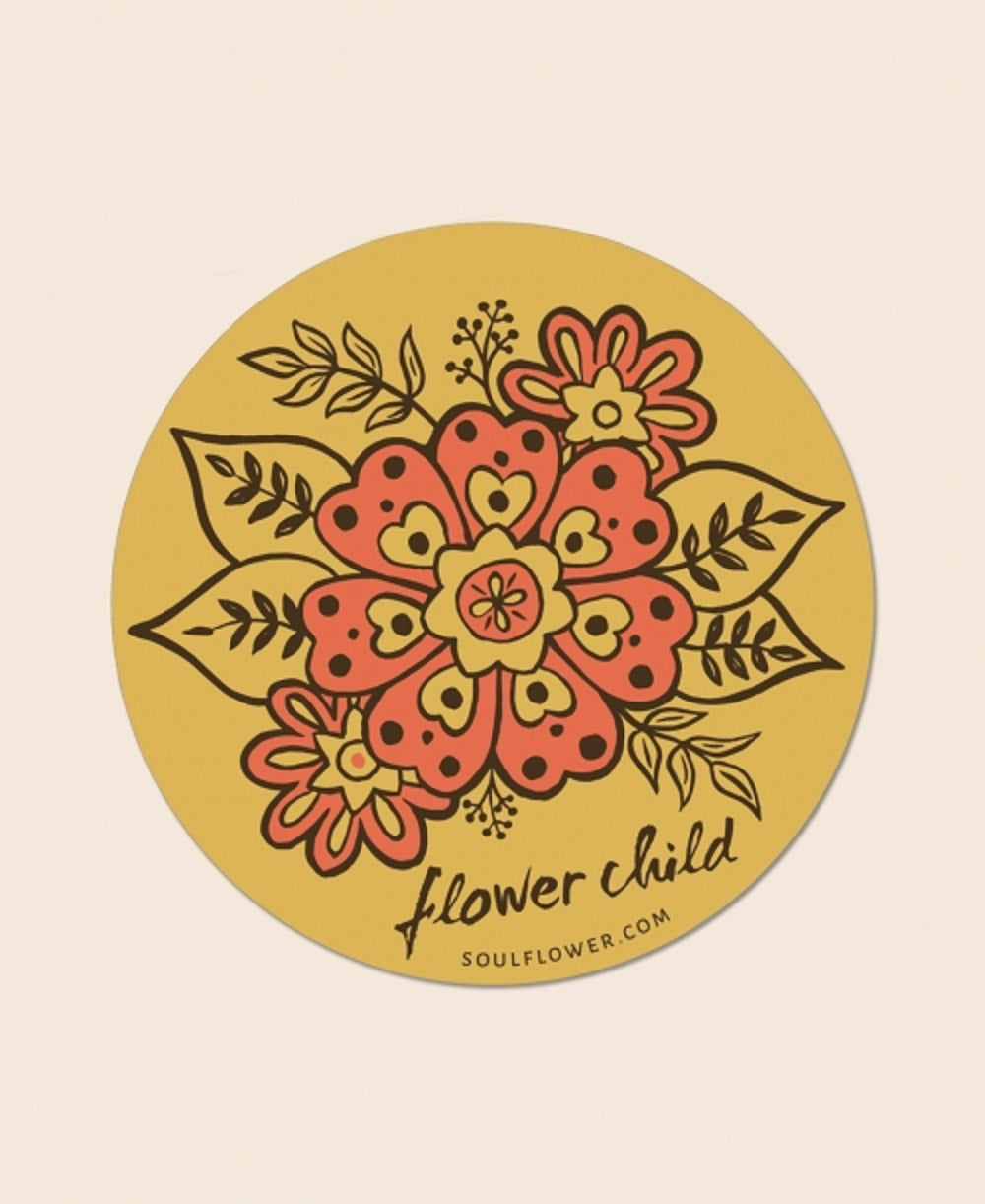 Soul Flower Flower Child Sticker