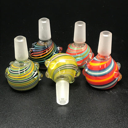 Spiral Color Push Bowl 14mm Slide
