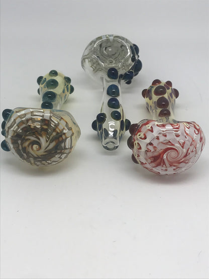 Steegee Glass Wrap and Rake Cap Pipe