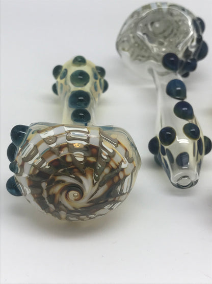 Steegee Glass Wrap and Rake Cap Pipe