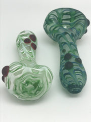 Steegee Glass Wrap and Rake Blasted Pipe