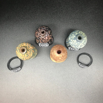 Stone Tech Glass Mushroom Pipe Earth Tones SALE