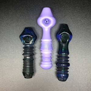Str8 Glass Ribbed Multi Hole Pipe