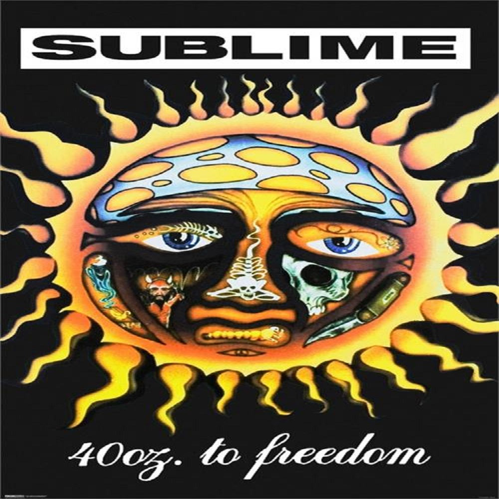 Officially Licensed) Sublime 40oz To Freedom T Shirt - Foto 3