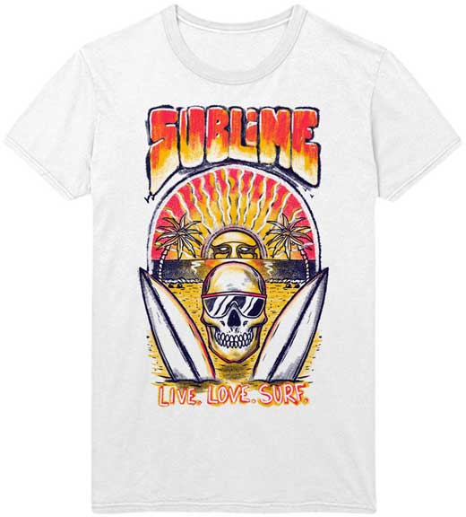 Sublime Live Love Surf T-Shirt
