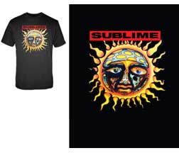 Sublime Sun New Black T-Shirt