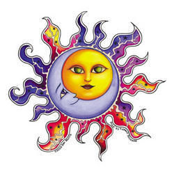 Dan Morris Sun Moon Sticker