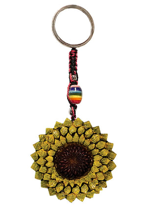 Sunflower Keychain