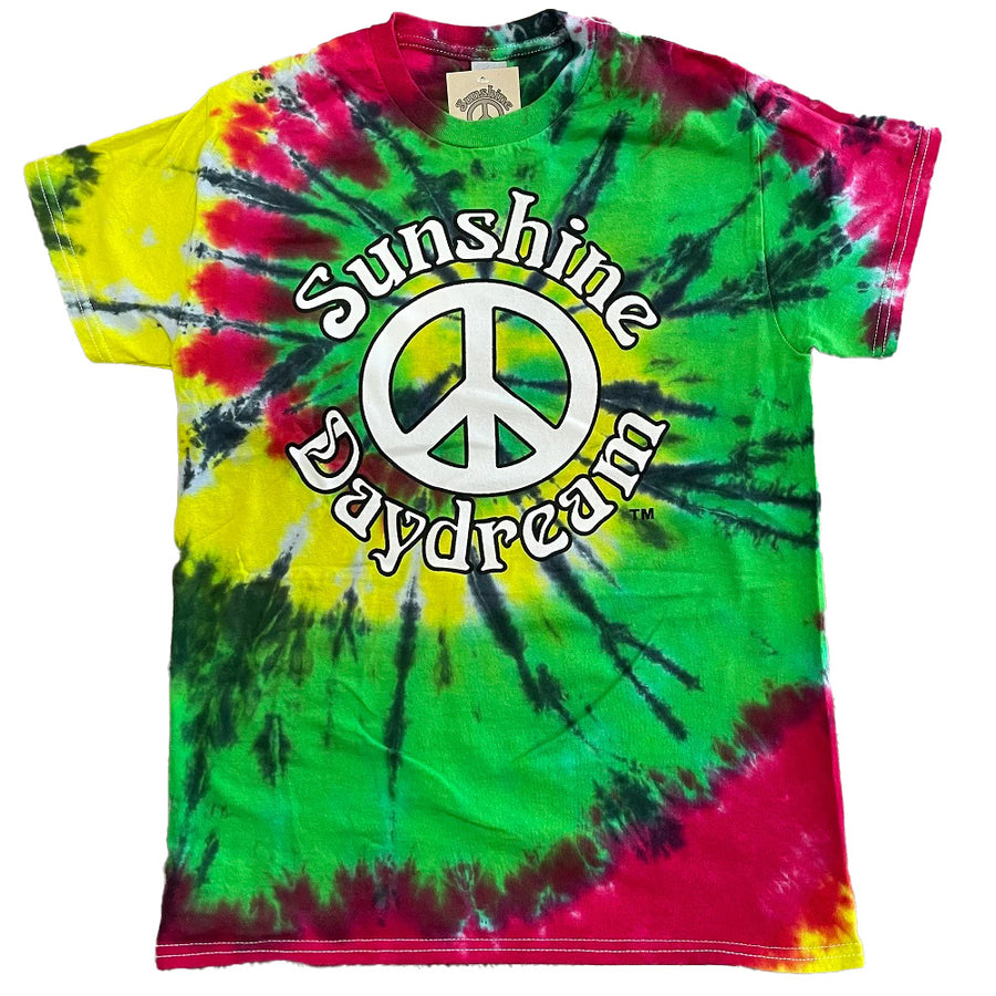 Sunshine Daydream Rasta Burst Tie Dye T-Shirt