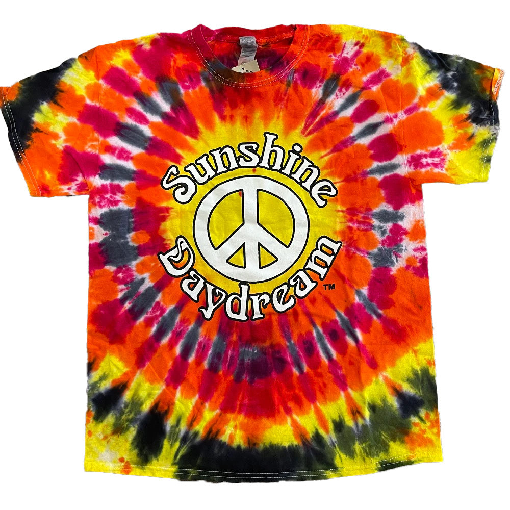 Sunshine Daydream Solar Bullet Burst Tie Dye T-Shirt