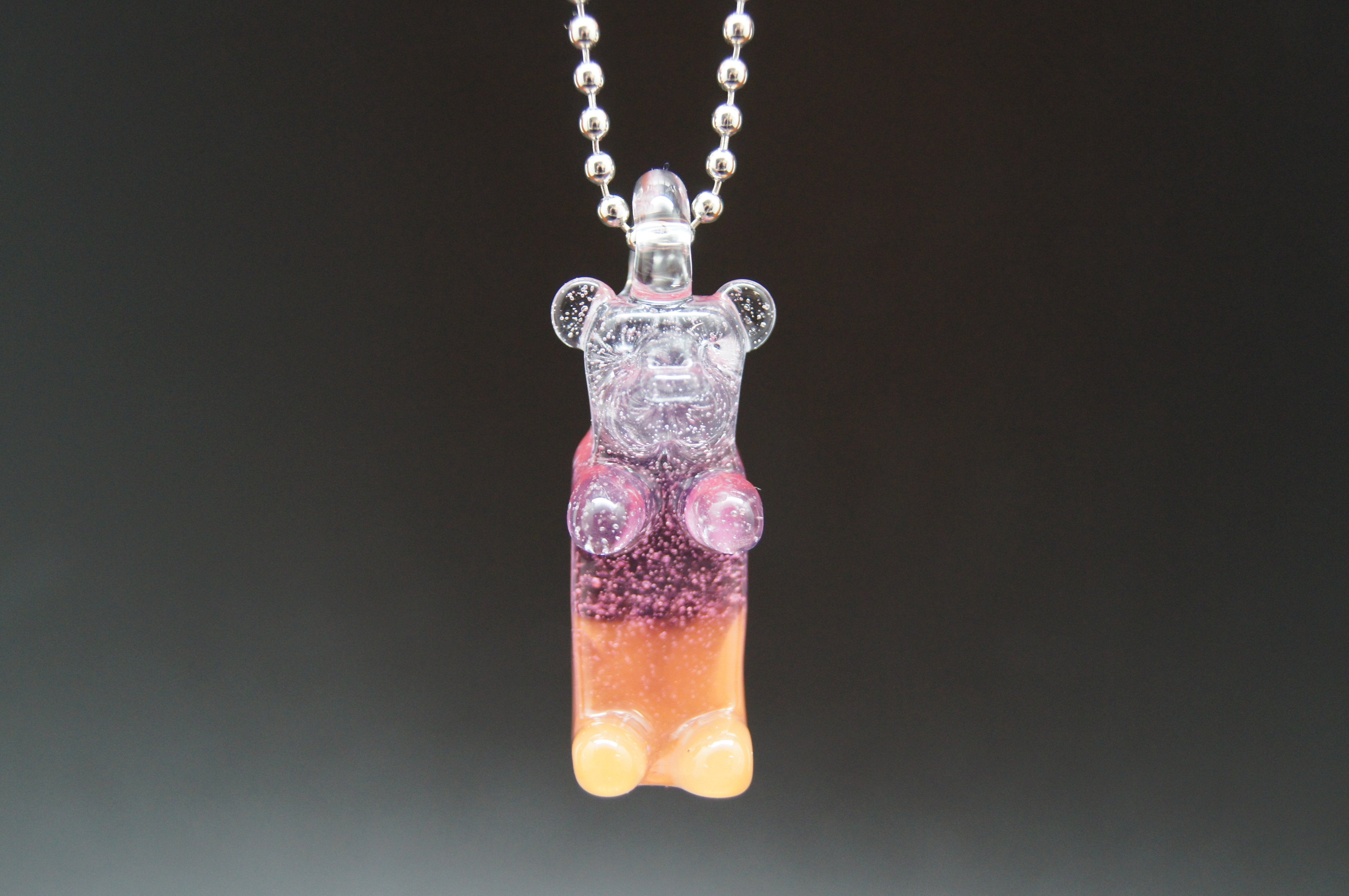 Sweet Shop Glass Gummy Bear Pendant