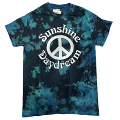 Sunshine Daydream Blue and Black Tie Dye T-Shirt