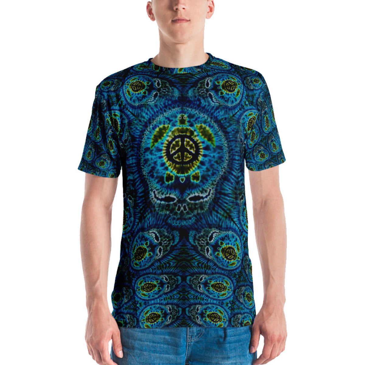 Terrapin Mind Tie Dye Print T-Shirt by Feed a Hippie SALE