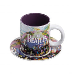 The Beatles Yellow Submarine Coffee Cup 2 Piece Set - Red