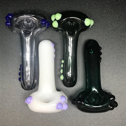 The Gurk Monster Glass Solid Colro Big Bowl Dot Pipe SALE